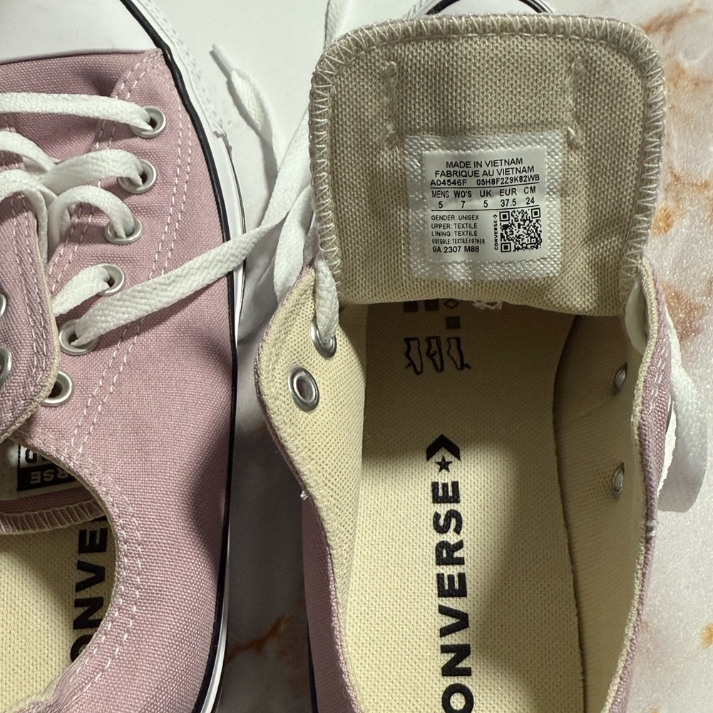 Converse Light Pink Canvas Shoes